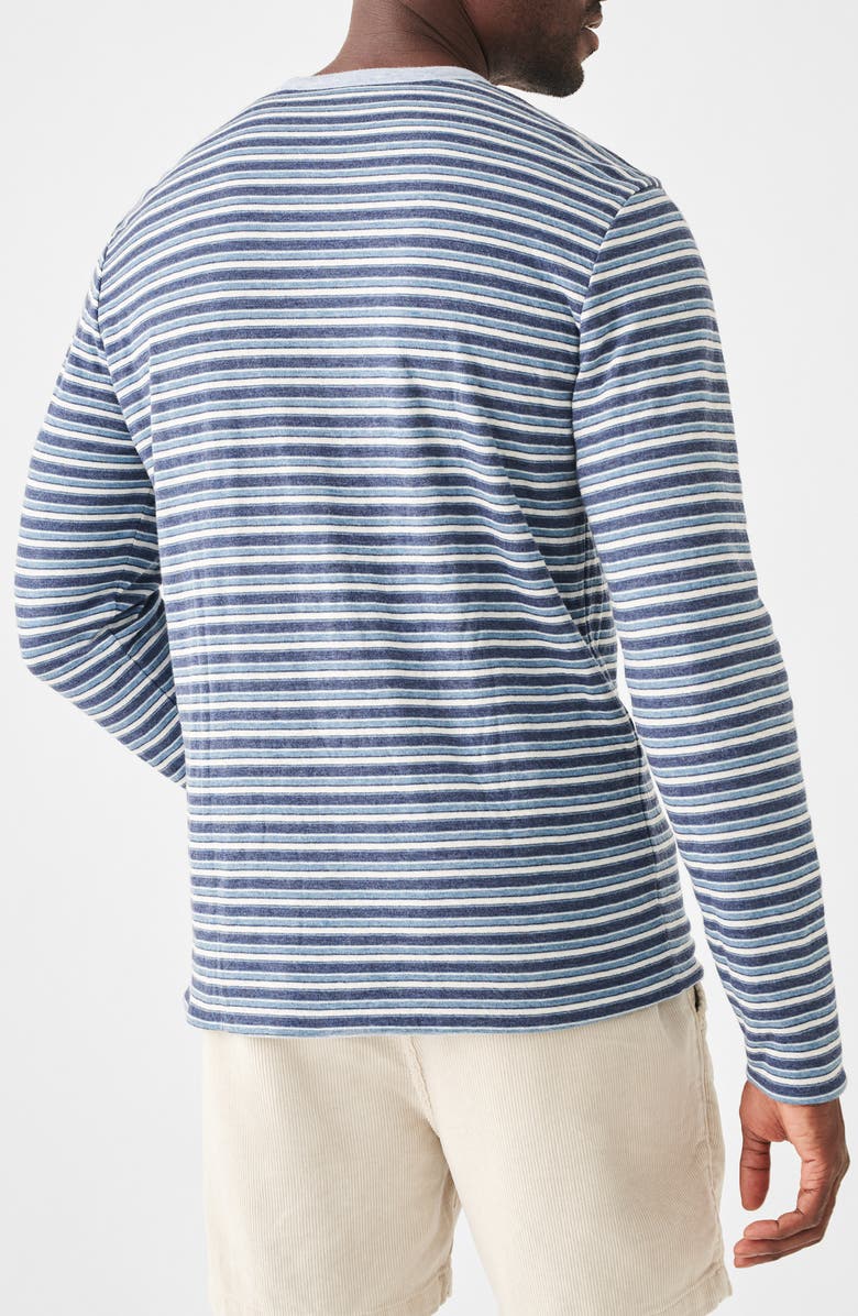 Faherty Cloud Reversible Pima Cotton Blend Crewneck Pullover, Alternate, color, 