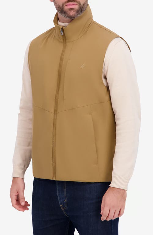 Nautica Transitional Packable Vest In Brown