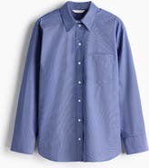 H&M Oversized Cotton Poplin Shirt