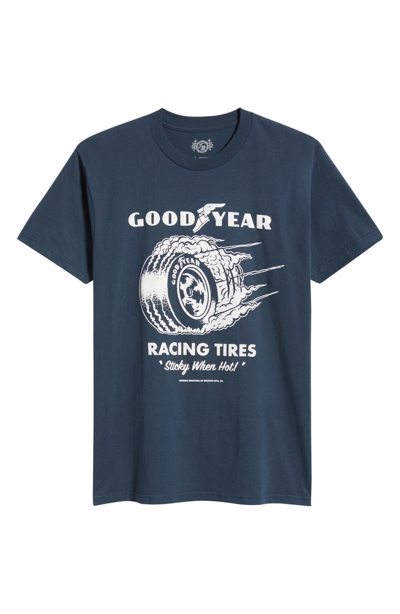 Brixton x Goodyear Cheater Slick Cotton Graphic T-Shirt, Alternate, color, 