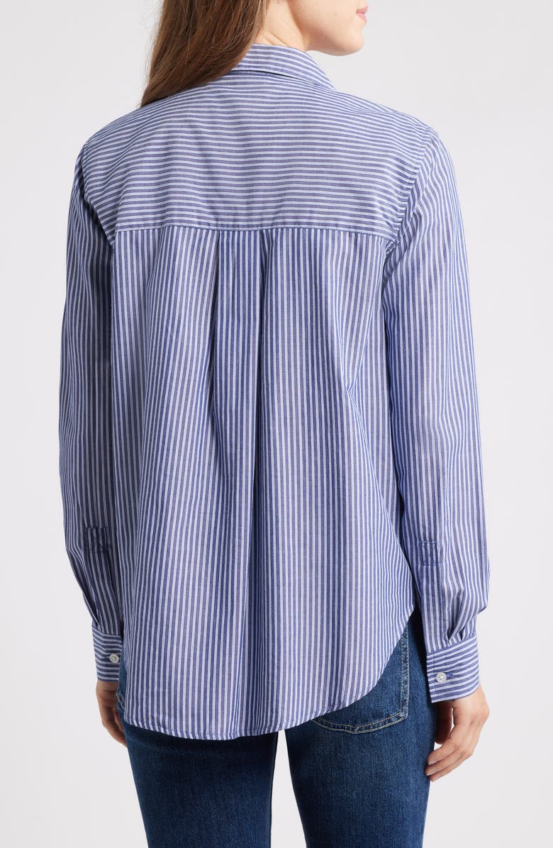 beachlunchlounge Belly Cotton Shirt, Alternate, color, Blackberry