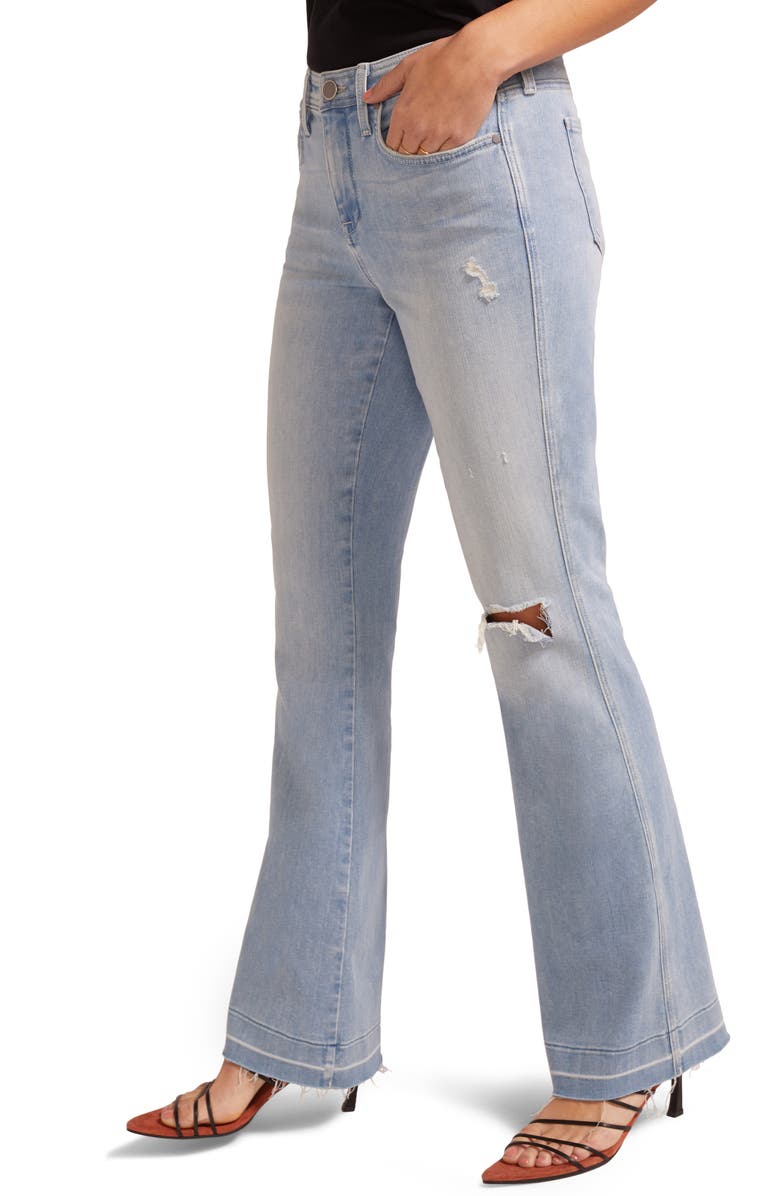 NYDJ High Waist Released Hem Flare Jeans, Alternate, color, 