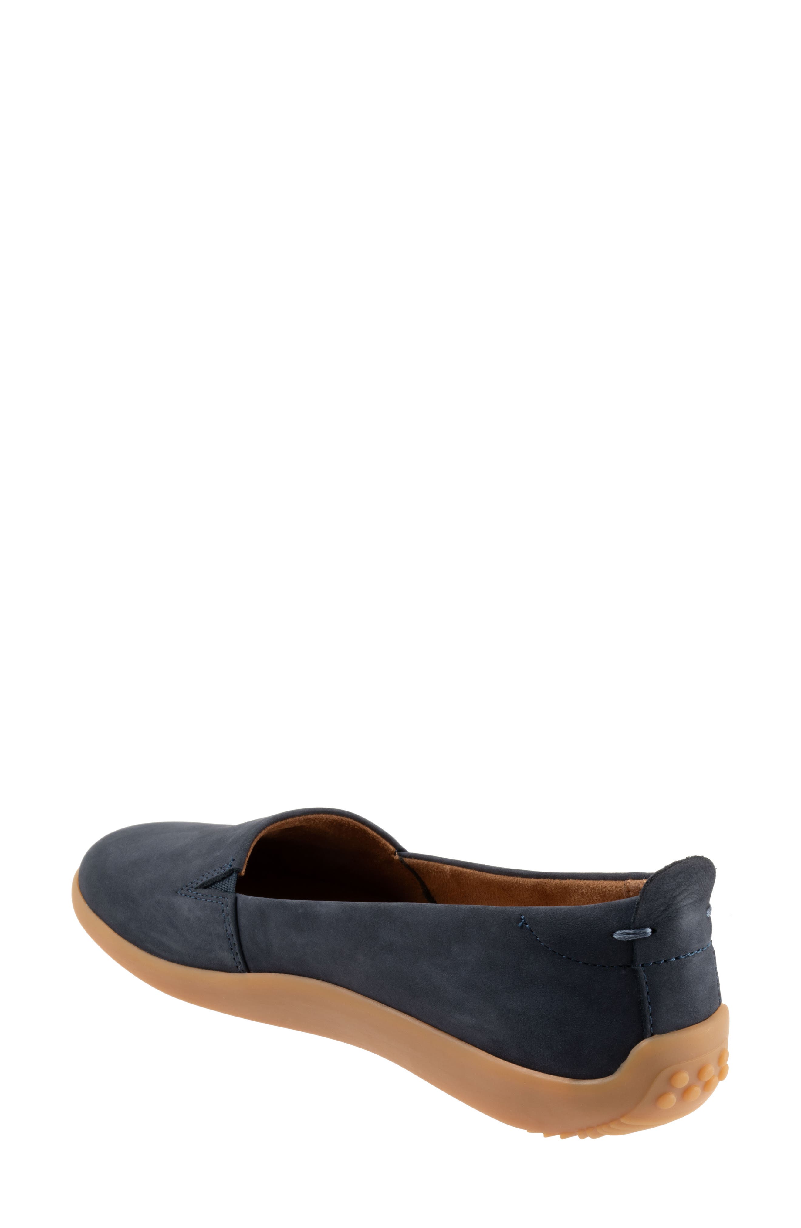 Deva Flat, Alternate, color, NAVY NUBUCK