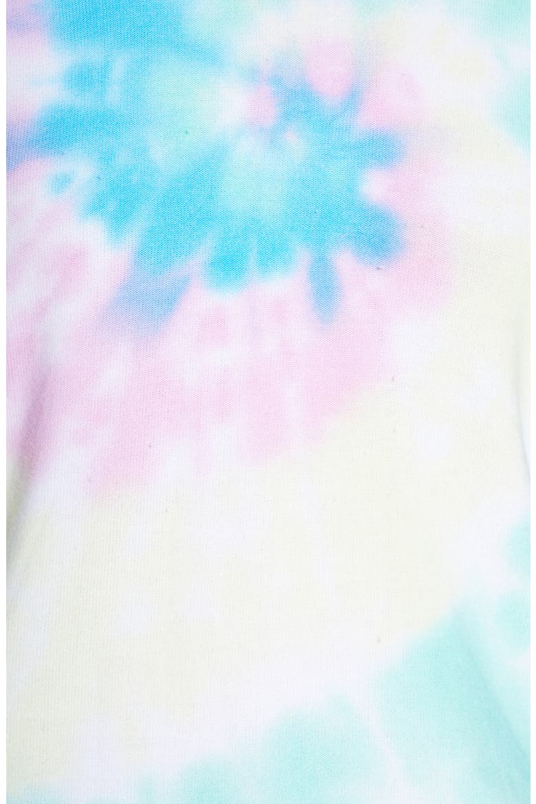 Tie Die Raglan Sleeve Hoodie, Alternate, color, TIE DYE