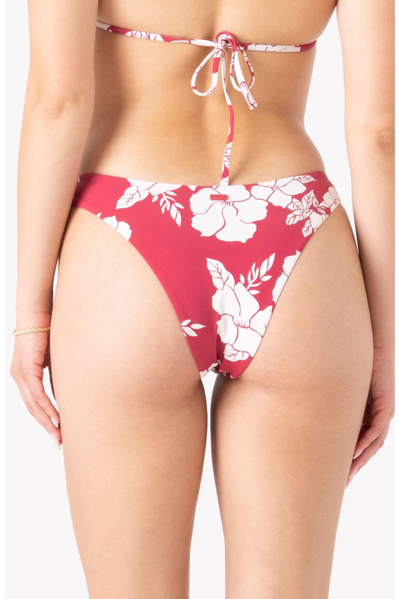 Hibiscus Hideaway Bikini Bottoms, Alternate, color, HIBISCUS