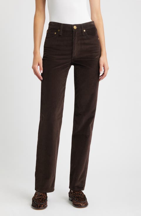 Harlow Corduroy Straight Leg Pants