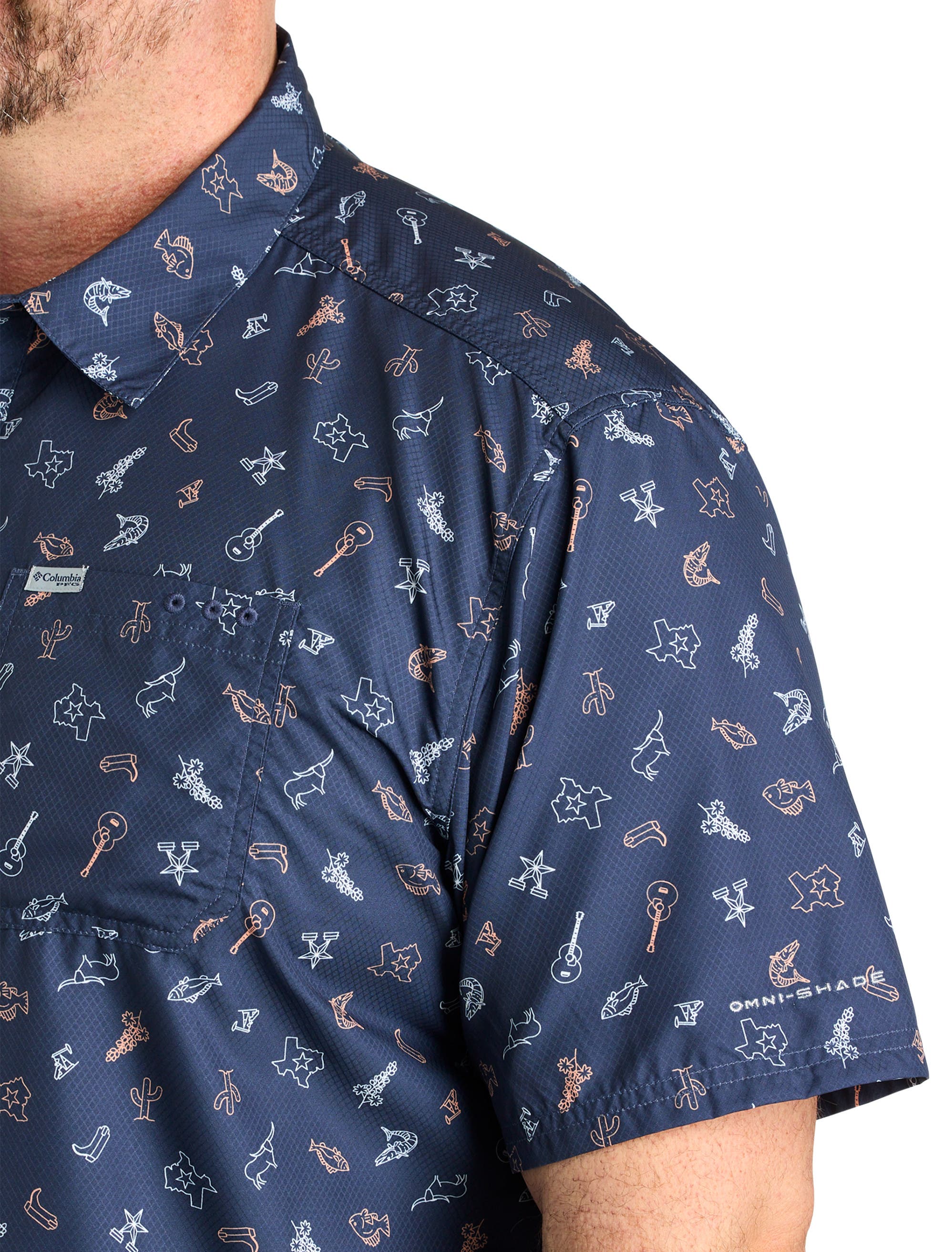Big & Tall PFG Super Slack Tecas Sport Shirt - image 4
