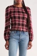 Sanctuary Smocked Long Sleeve Top