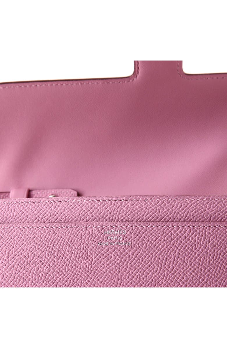Pre-Owned Hermes Constance To Go Wallet Epsom, Alternate, color, Mauve Sylvestre