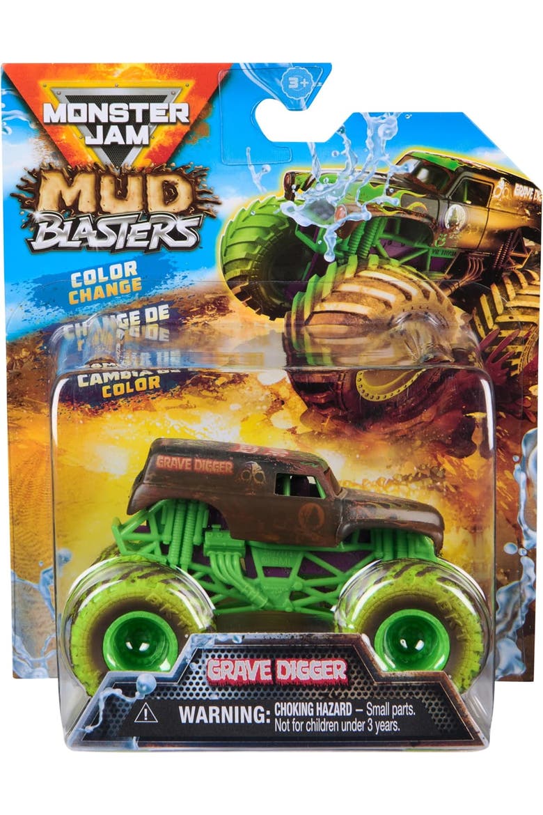 Mud Blasters Die Cast Vehicle, Main, color, Grave Digger