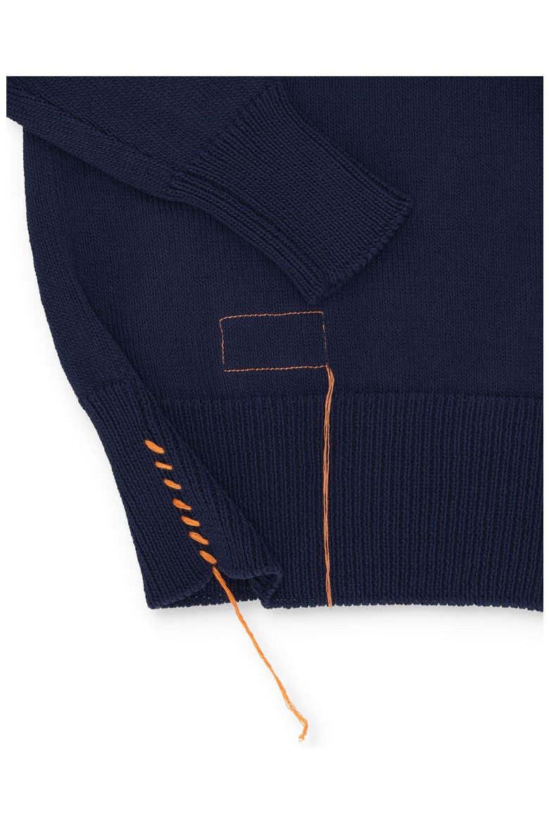 Noah Cotton Crewneck Sweater, Alternate, color, BLUE