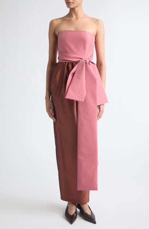 Lina Strapless Gown