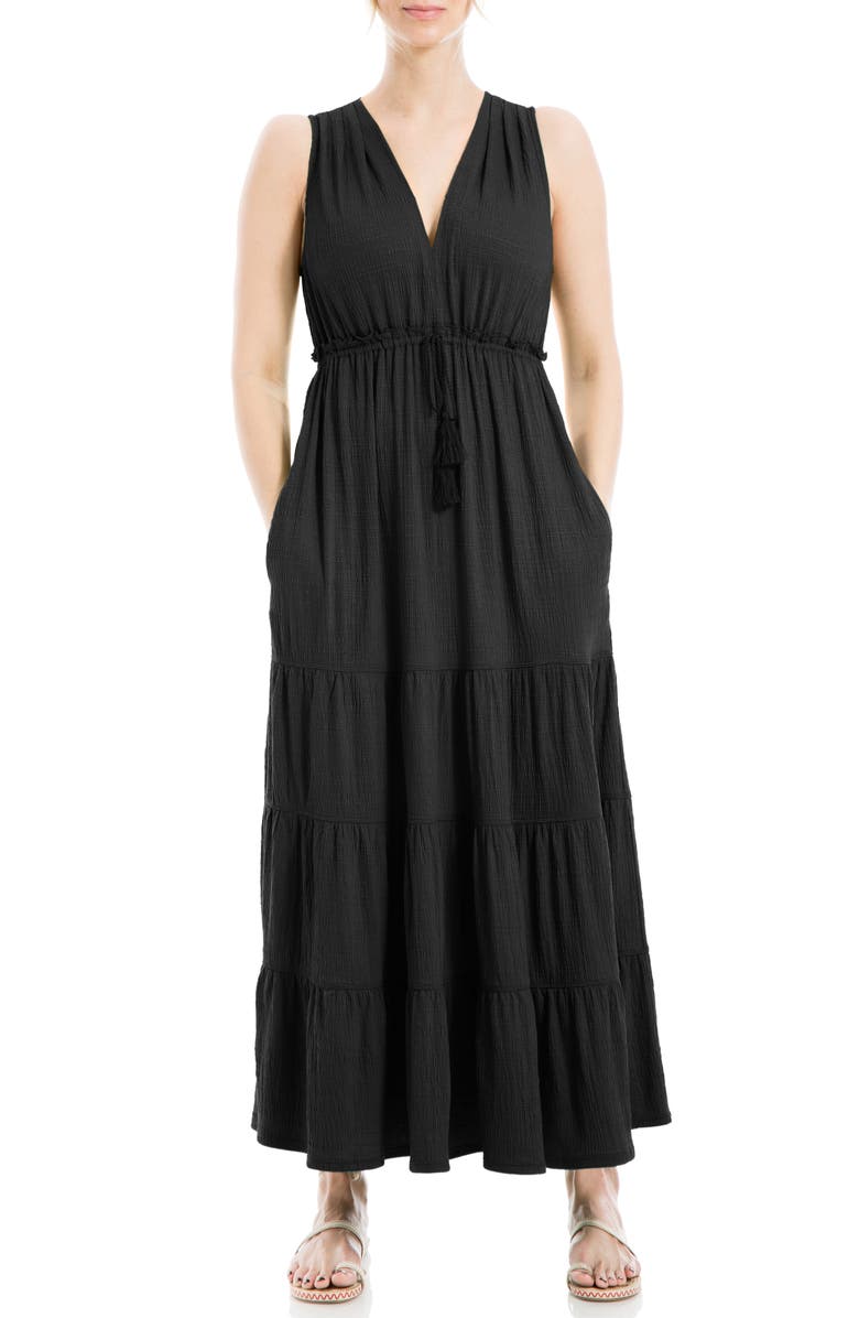 MAX STUDIO Tassel Tie Maxi Dress, Main, color,