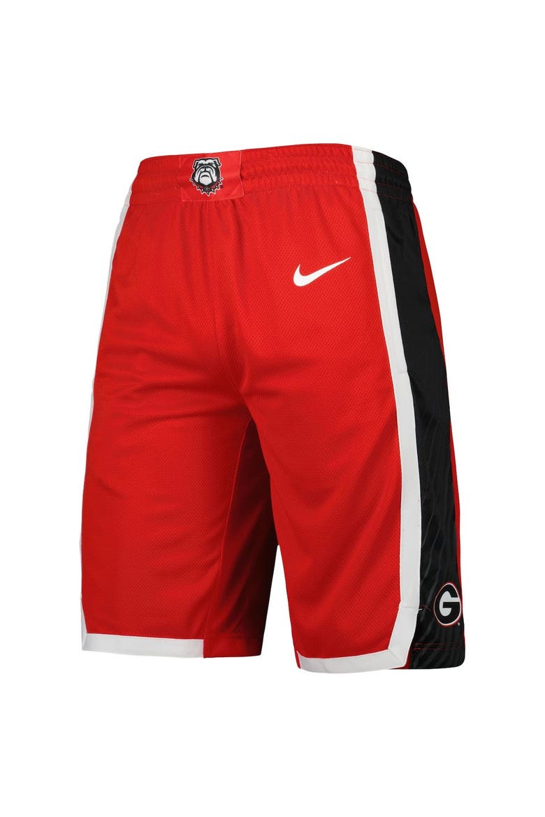 Men's Nike Red Georgia Bulldogs Replica Team Basketball Shorts, Alternate, color, Red