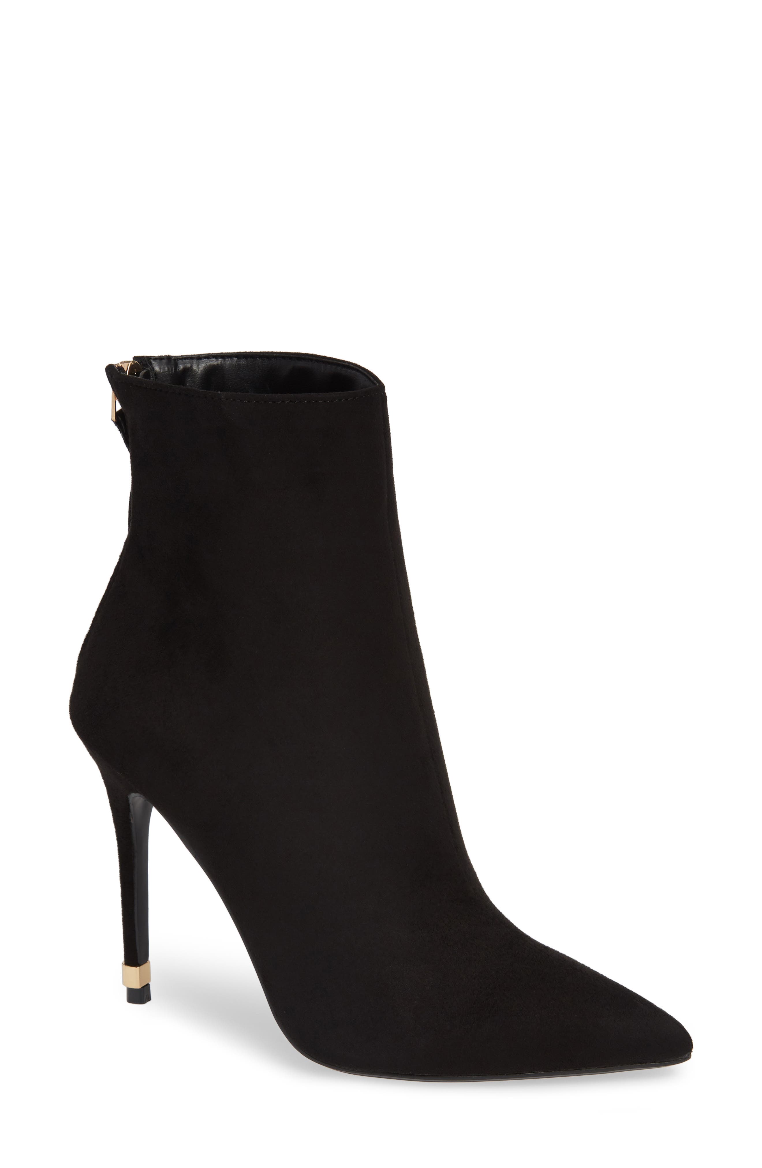 Ella Heeled Bootie, Main, color, BLACK