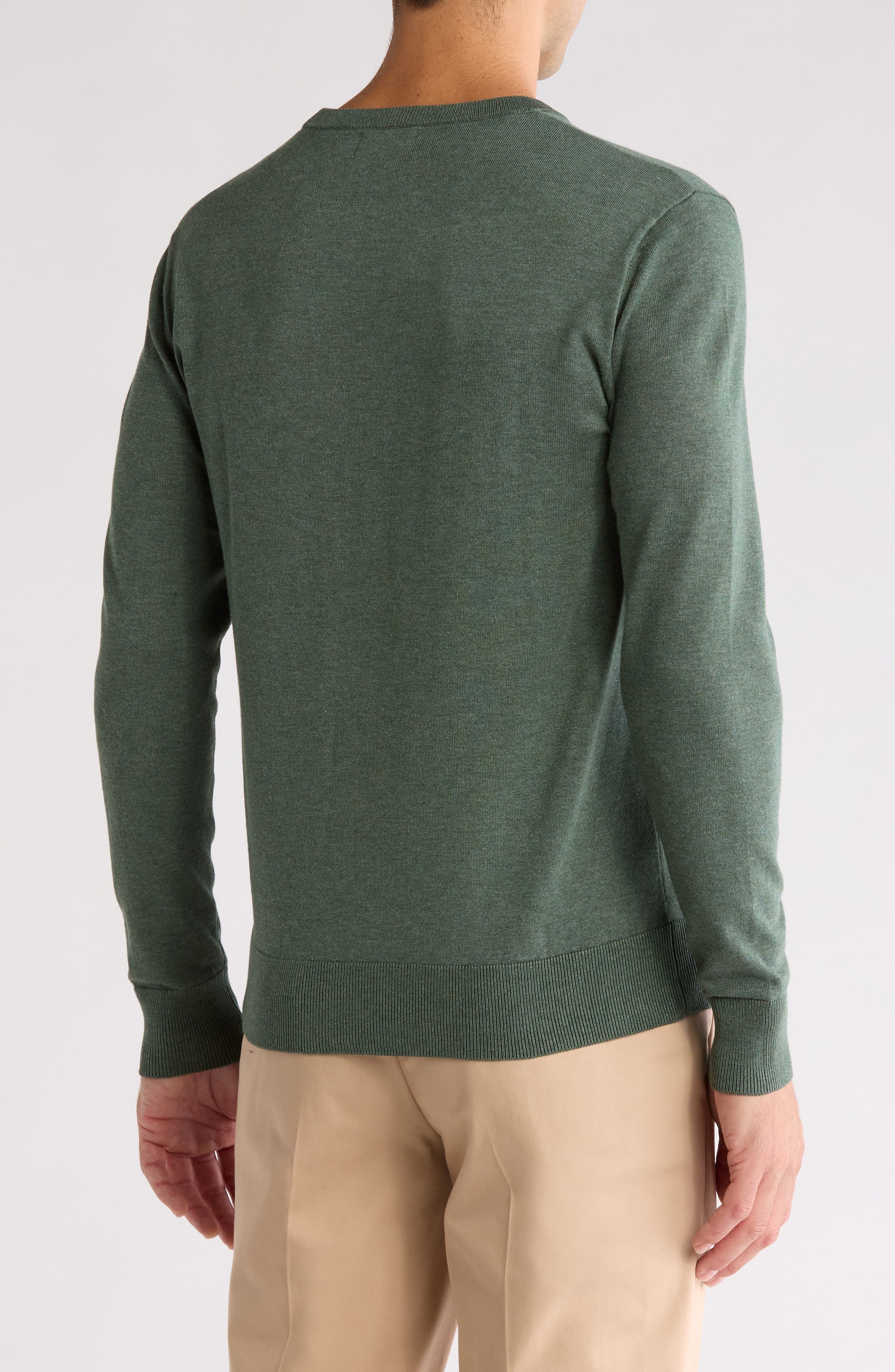 Solid Crewneck Pullover - image 4