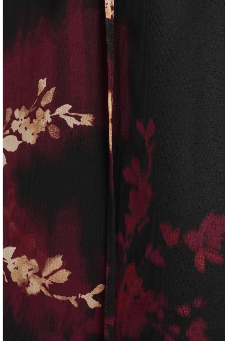 Floral Print Georgette Top, Alternate, color, ANNE BLACK MULTI