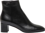 Santoni Women's leather mid-heel ankle boot