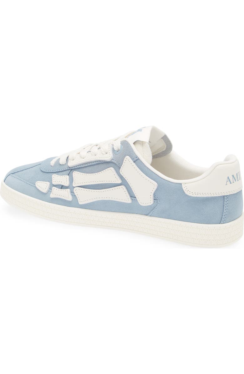 AMIRI Pacific Bones Suede Sneaker, Alternate, color, Ashley Blue