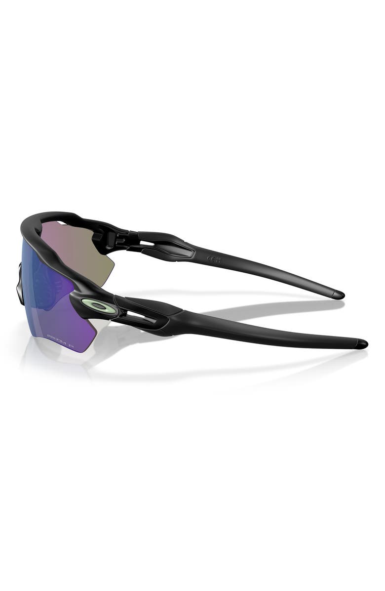 Oakley Radar<sup>®</sup> EV Path<sup>®</sup> Prizm<sup>™</sup> Polarized Wrap Shield Sunglasses, Alternate, color, Black Green