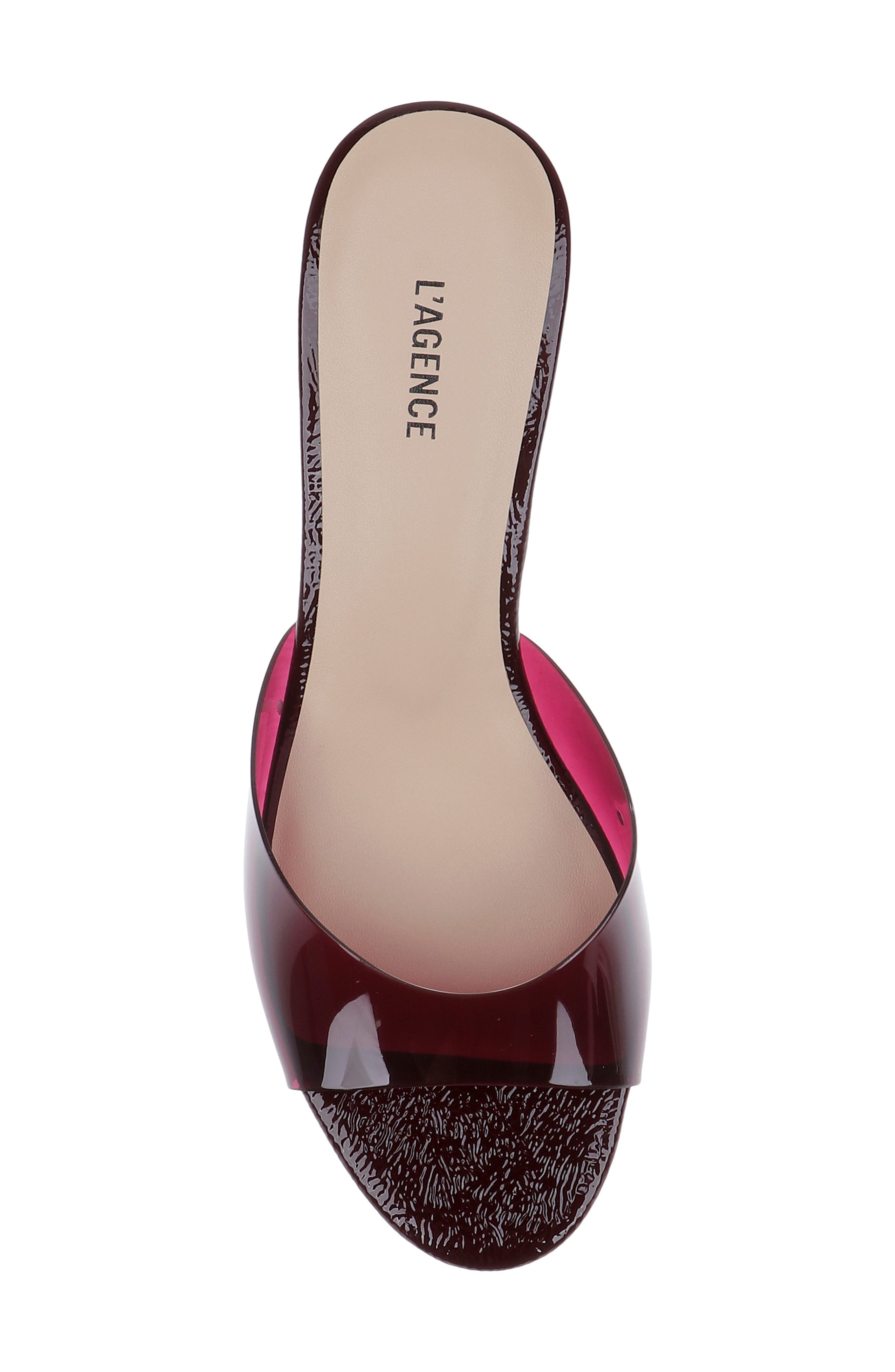 Esther Slide Sandal, Alternate, color, WINE