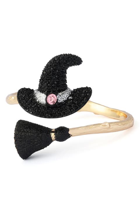 Witch Hat & Broom Bypass Bracelet