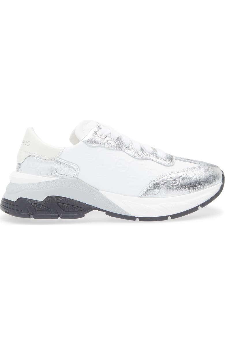 VALENTINO BY MARIO VALENTINO Bella VLOGO Sneaker, Alternate, color, White Silver