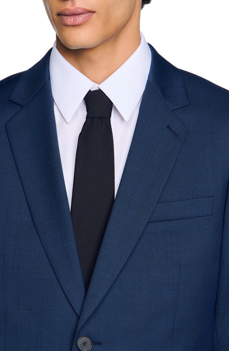 SANDRO Wool suit jacket, Alternate, color, 