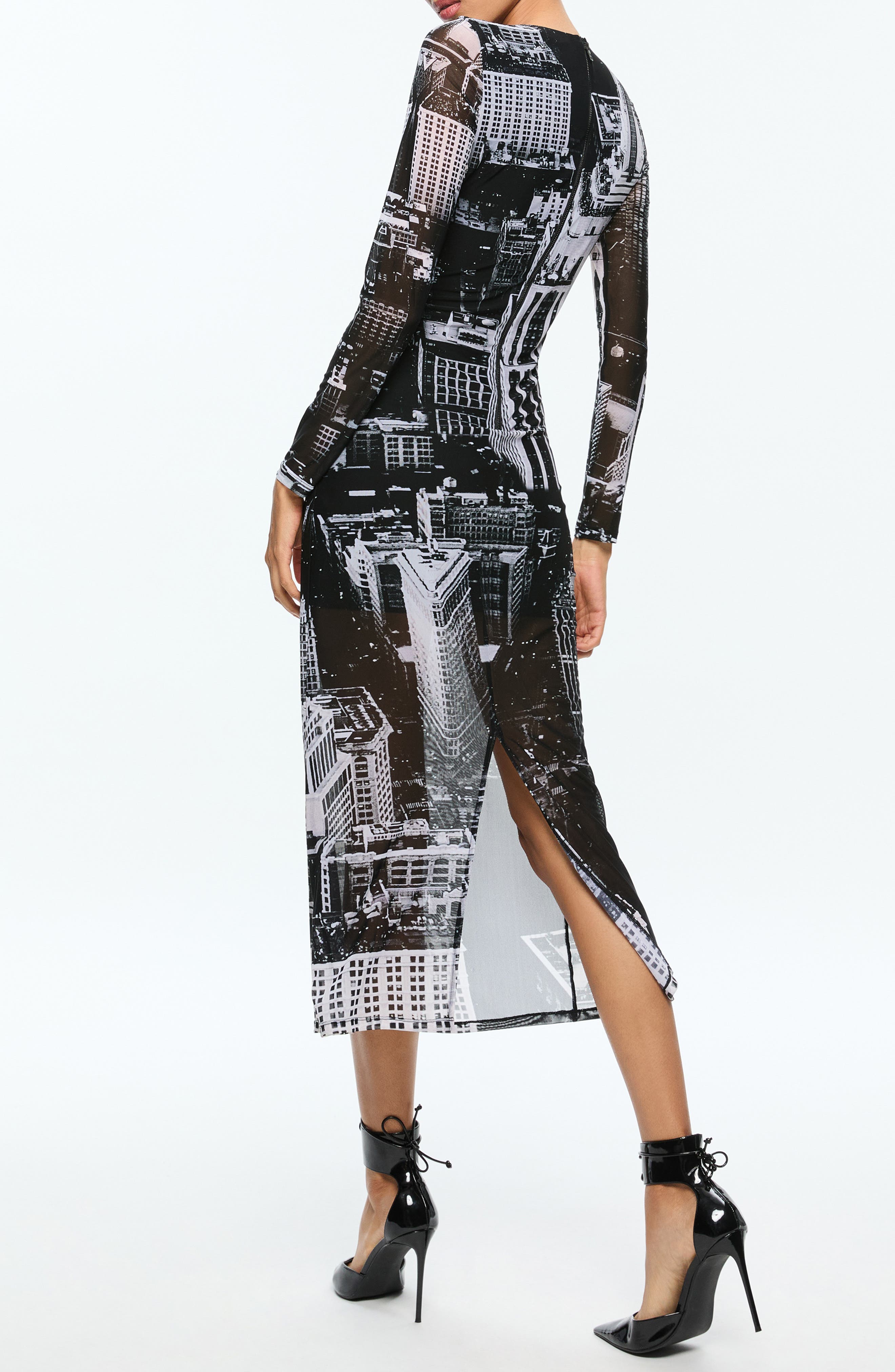 Delora Long Sleeve Midi Dress - image 2