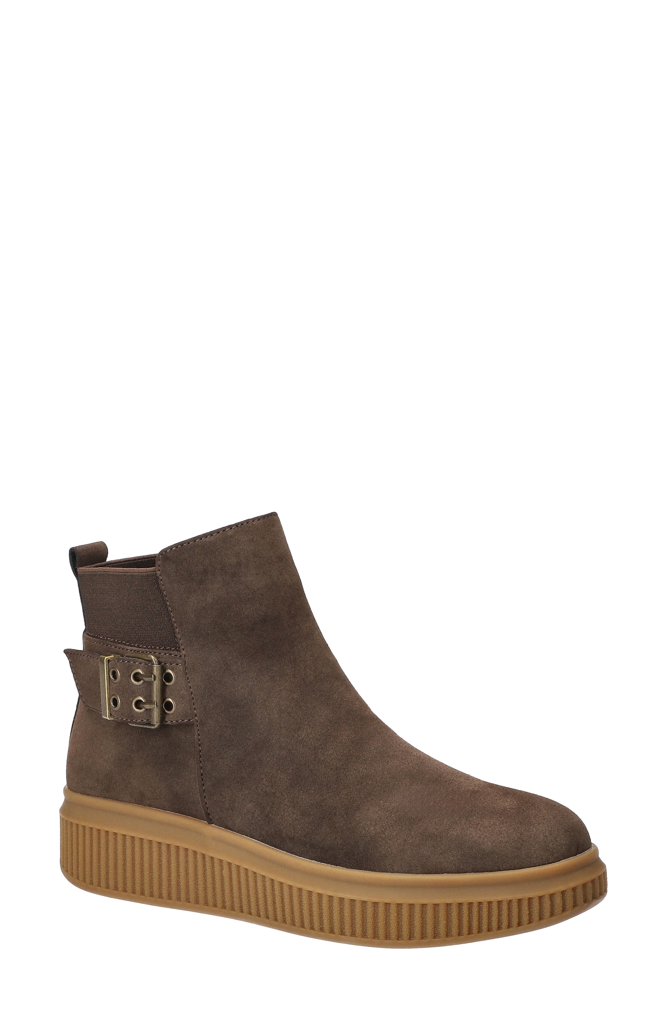 Cassie Buckle Bootie, Main, color, BROWN