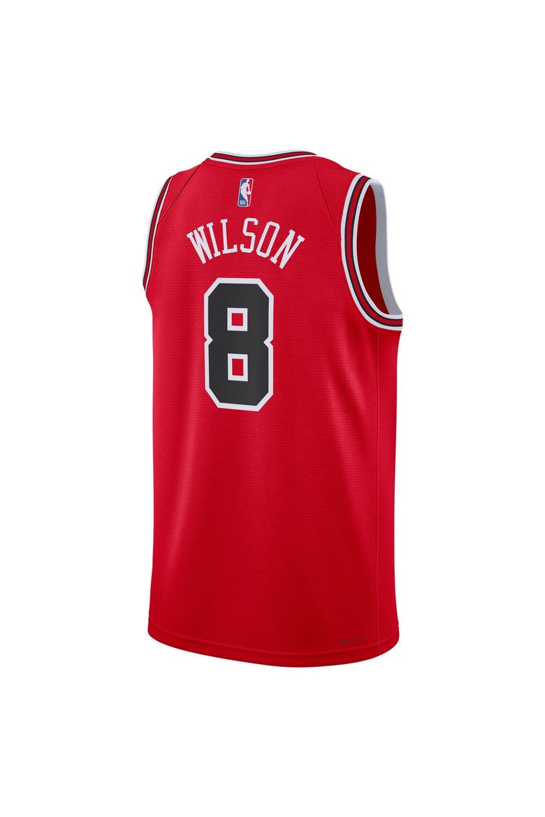 Unisex Nike Caleb Wilson Red Chicago Bulls 2026 NBA Draft Swingman Jersey - Icon Edition, Alternate, color, Red