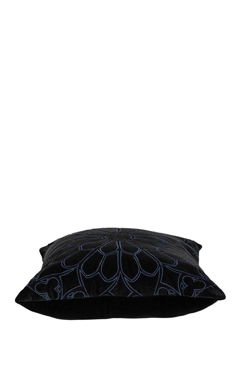 PARKLAND COLLECTION Petal Charcoal Throw Pillow, Alternate, color, Charcoal