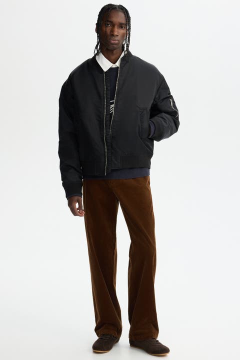 Relaxed-fit corduroy pants