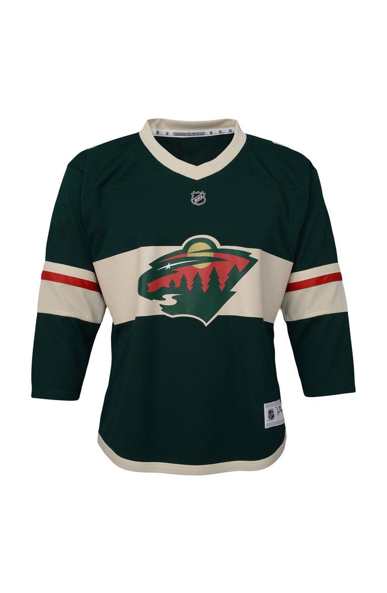 Outerstuff Preschool Marc-Andre Fleury Green Minnesota Wild Replica Player Jersey, Alternate, color, 