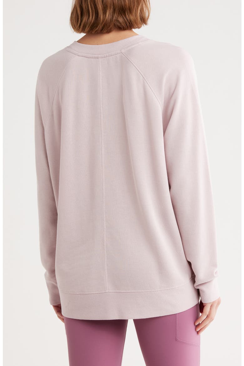 Drew Crewneck Sweatshirt, Alternate, color, PURPLE LILAC