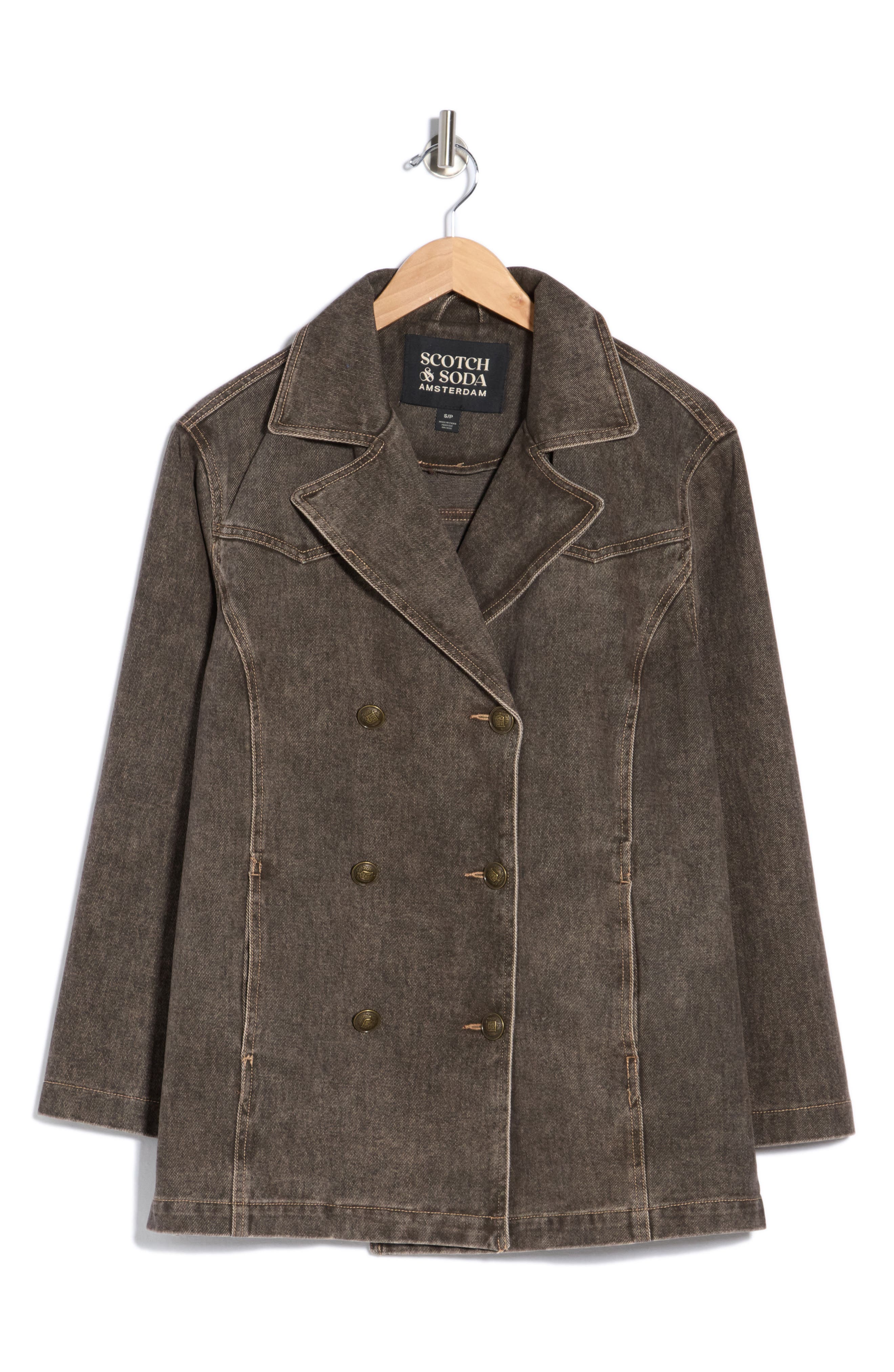 Sanne Denim Peacoat