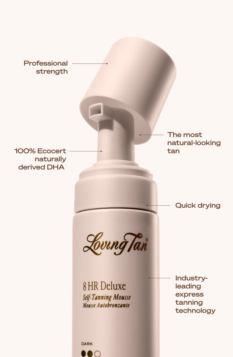 Loving Tan Deluxe Bronzing Mousse Self Tanner, Alternate, color, Dark