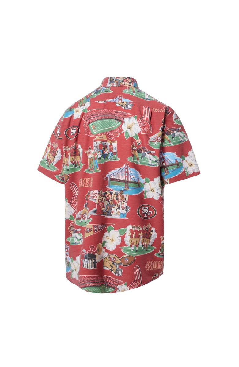 Reyn Spooner Men's Reyn Spooner Red San Francisco 49ers Scenic Button-Down Shirt, Alternate, color, Red