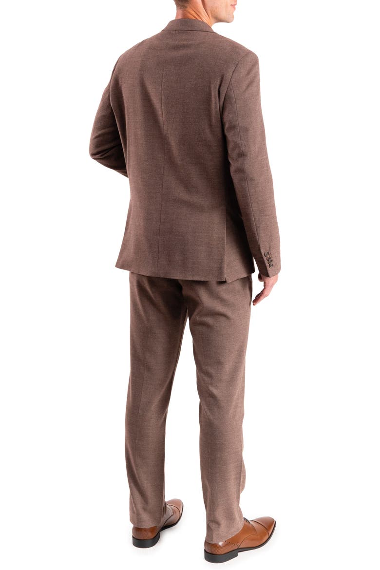 Donegal Twist Suit, Alternate, color, BROWN