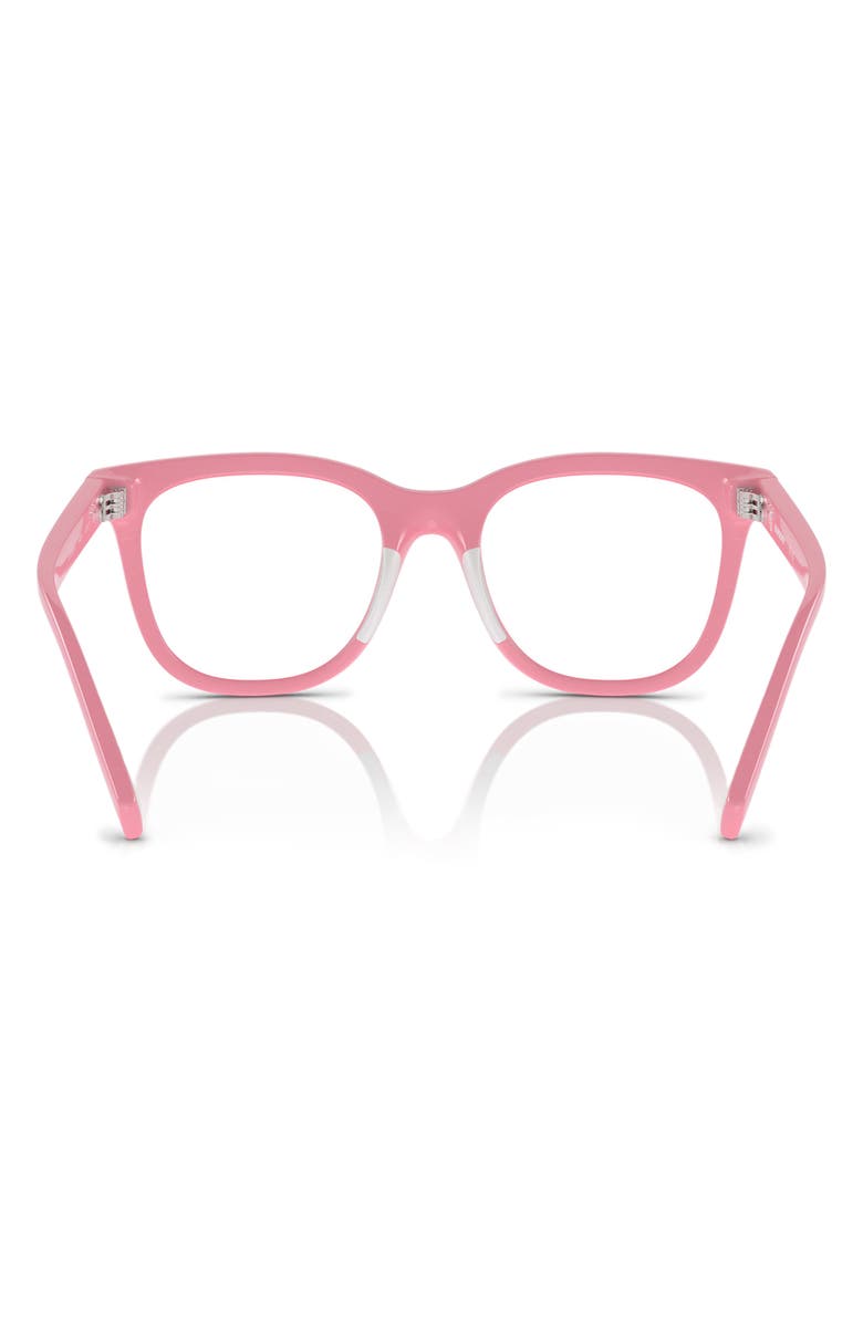 Burberry 47mm Square Optical Glasses, Alternate, color, Pink / Demo Lens