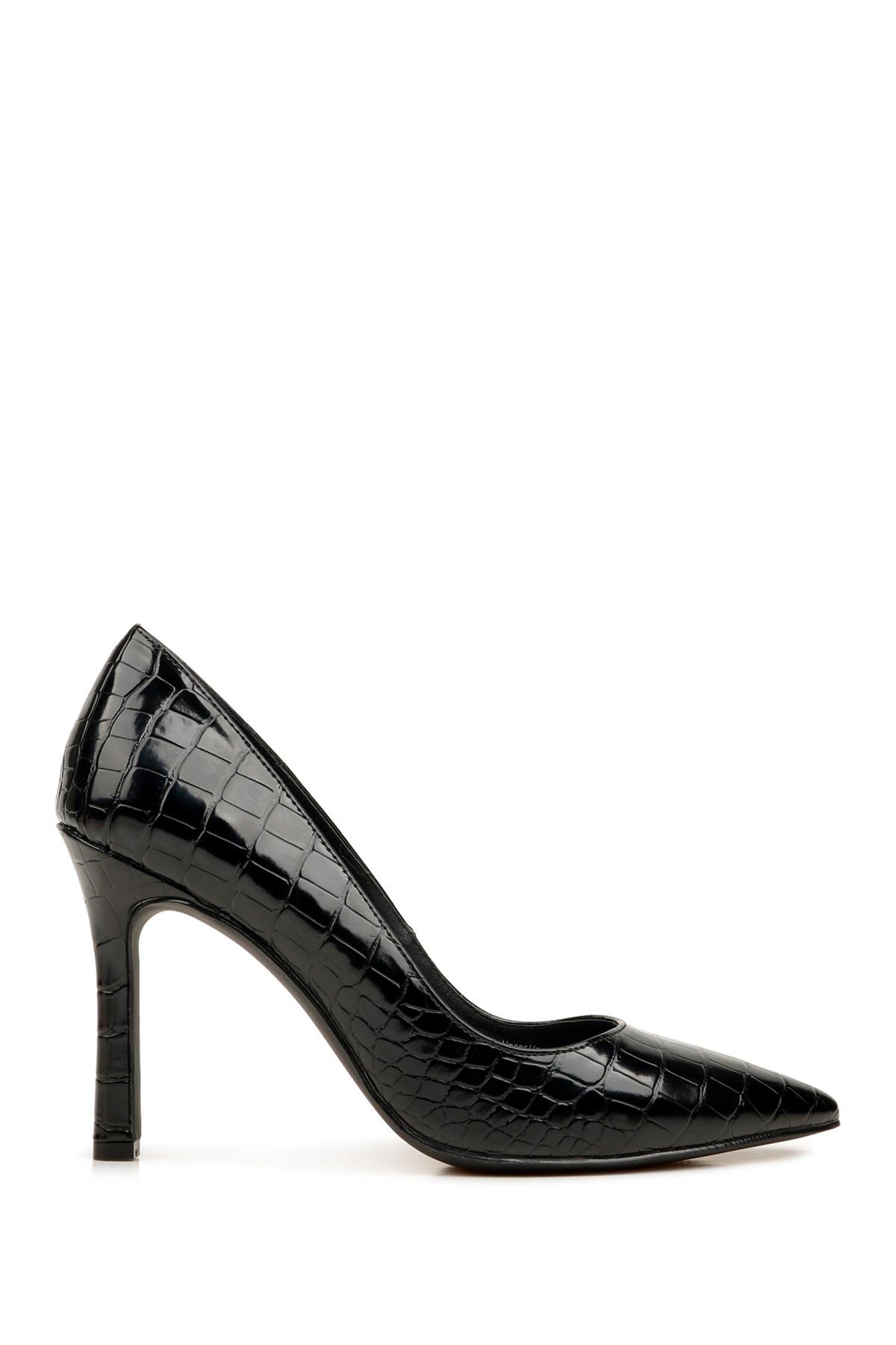 Rampage Gabriel Croc Embossed Pointed Toe Pump, Alternate, color, 