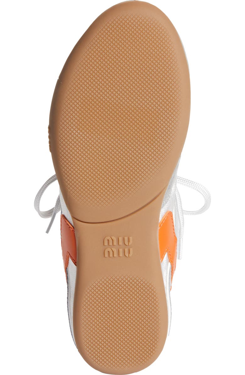 Miu Miu Gymnasium Low Top Sneaker, Alternate, color, White