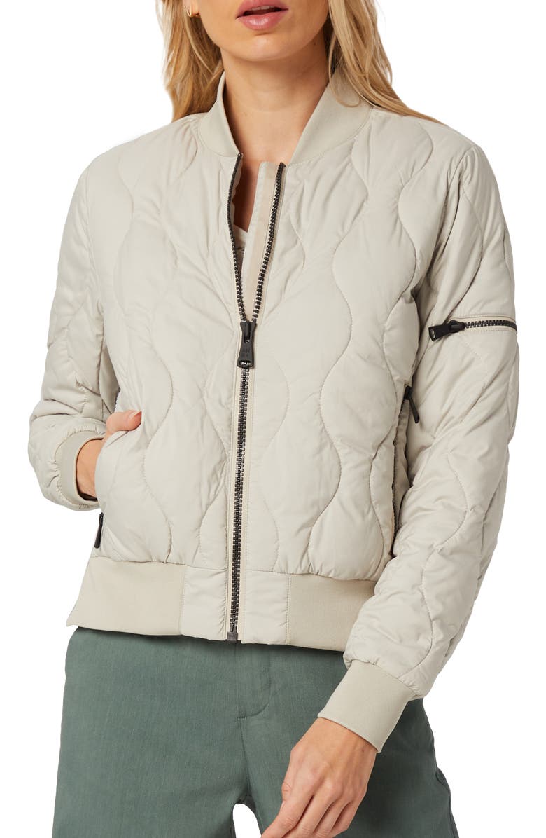 Alp N Rock Metro III Water Repellent Quilted Bomber Jacket, Main, color, 