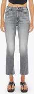 MOTHER The Hustler High Waist Ankle Bootcut Jeans