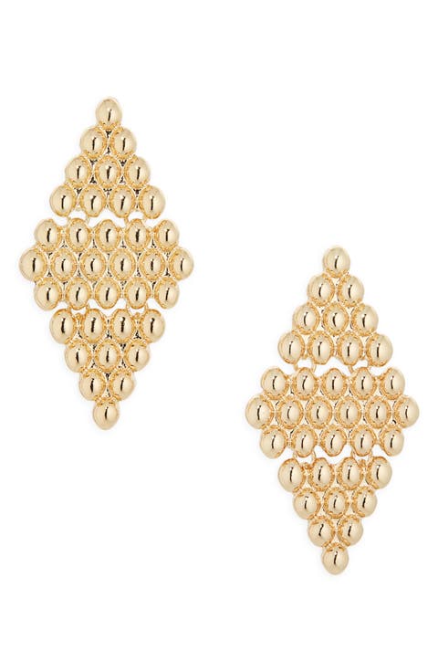 Beaded Drop Earrings