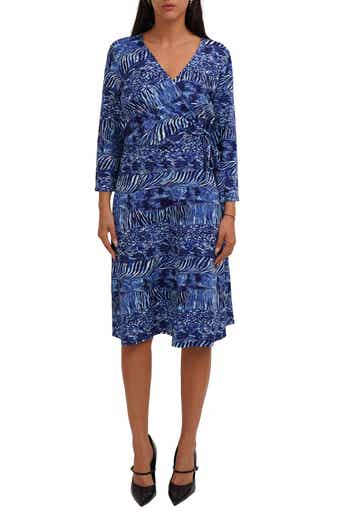 SUNNY LEIGH Print Wrap Dress
