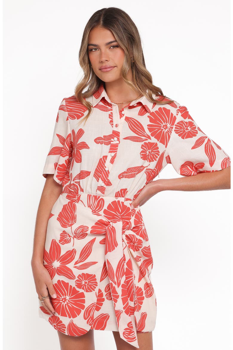 Leyton Minidress, Alternate, color, RED FLORAL