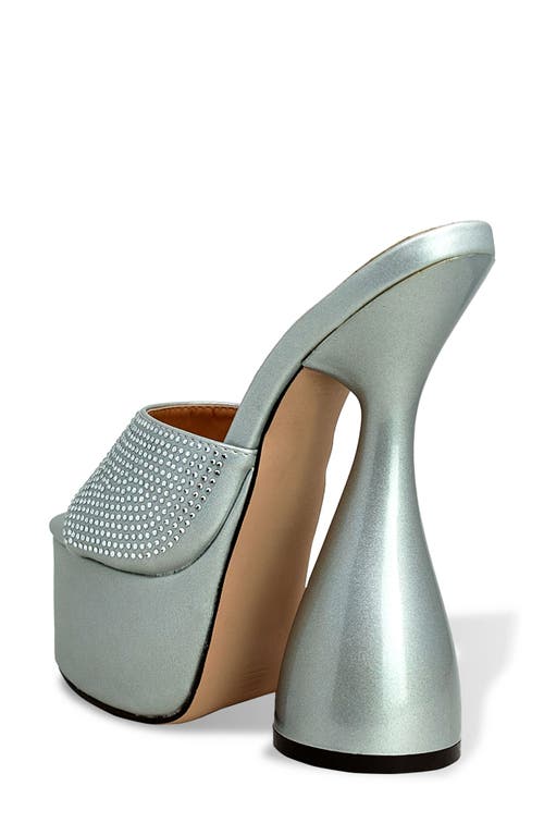 Chase & Chloe Chase And Chloe Miranda Rhinestone Platform Sandal