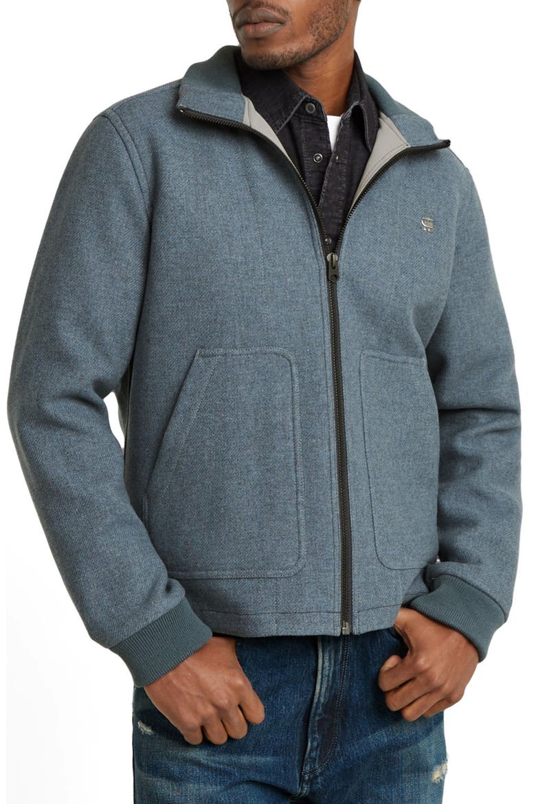 Recycled Wool Blend Utility Jacket, Main, color, AXIS