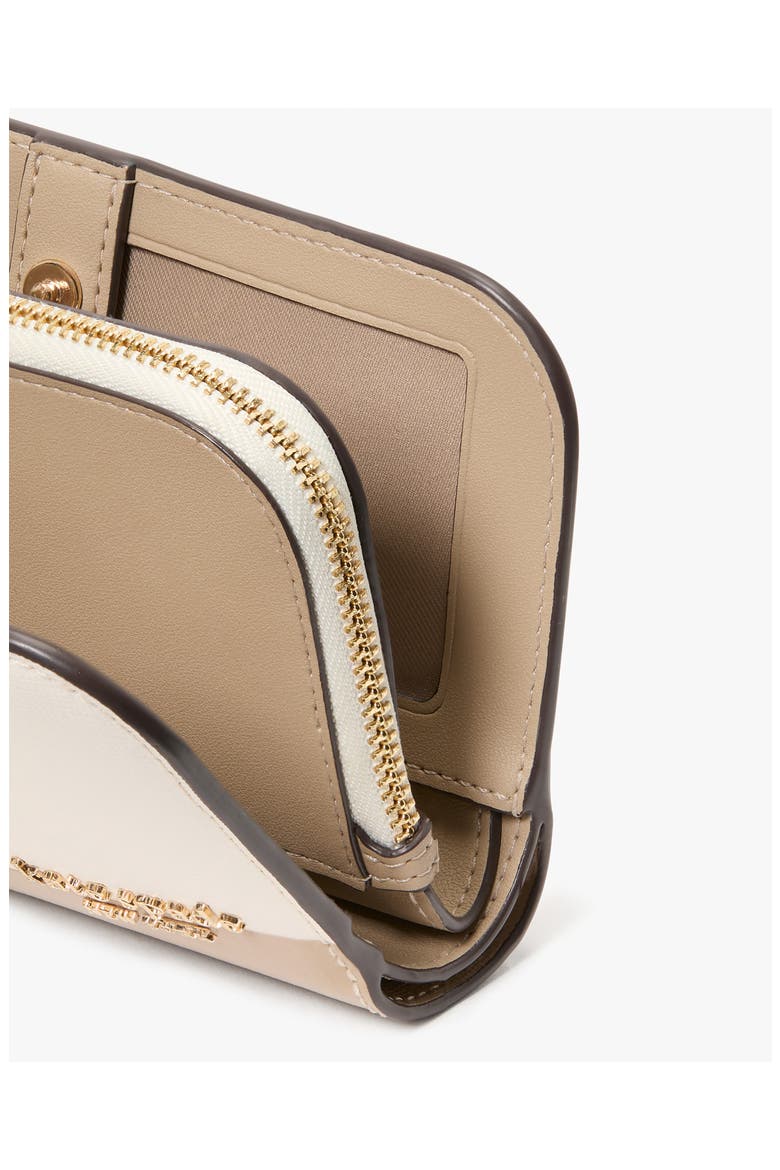 devin colorblock saffiano leather bifold wallet, Alternate, color, TIMELESS TAUPE MULTI